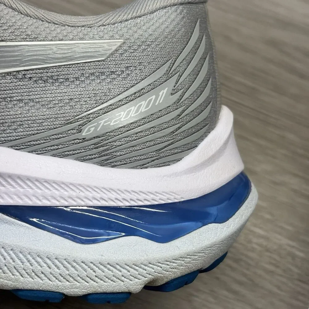 ASICS GT 2000 Gel Kayano Running Shoes Gray Blue Womens Size 10 Mesh Lite Truss